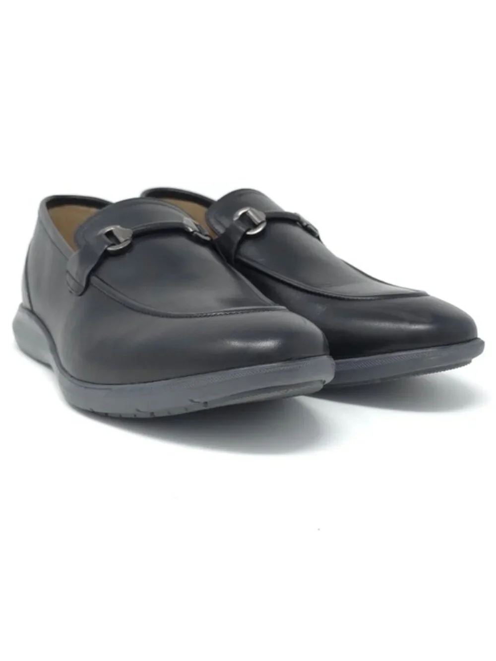 Thomas & Vine Burns Black Leather Bit Loafer 9M